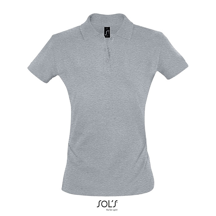 Polo personnalisable pour femme 180g - PERFECT Gris Chiné Ii